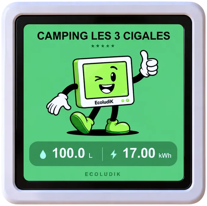 Écran EcoludiK vert, EKO content